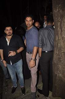 Yuvraj Singh was snapped coming out from Nido