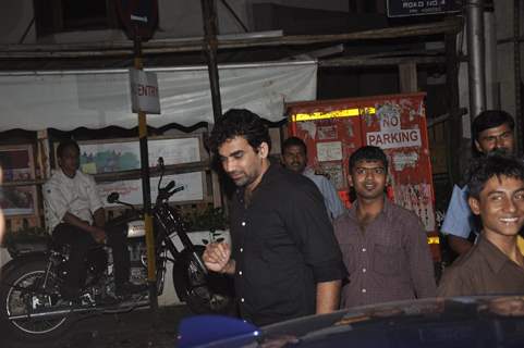 Zaheer Khan was snapped at Nido