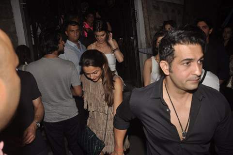 Amrita Arora was snapped coming out from Nido