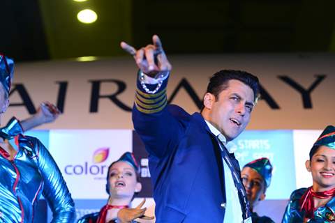 Salman Khan performs at the Launch of Bigg Boss 8