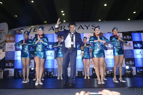 Salman Khan performs at the Launch of Bigg Boss 8