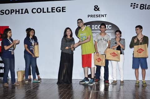 Shilpa Shukla at Sophia College's Kaleidoscope Festival