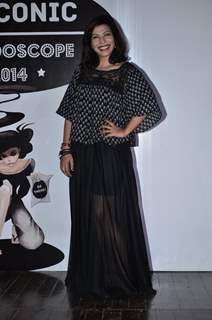 Shilpa Shukla poses for the media at Sophia College's Kaleidoscope Festival