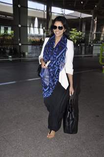 Asin Thottumkal snapped at Airport