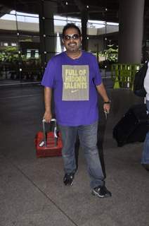 Shankar Mahadevan snapped at Airport