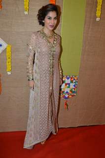 Sophie Choudry poses for the media at Gujrati Jalso 2014 in Schon by Sakshee Pradhan