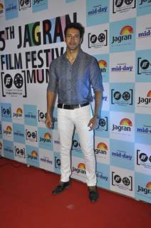 Rajneesh Duggal poses for the media at 5th Jagran Film Festival Mumbai