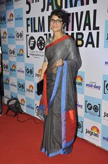Kiran Rao poses for the media at 5th Jagran Film Festival Mumbai