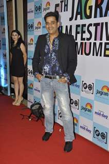Ravi Kissen poses for the media at 5th Jagran Film Festival Mumbai