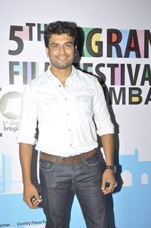 Sharad Kelkar poses for the media at 5th Jagran Film Festival Mumbai