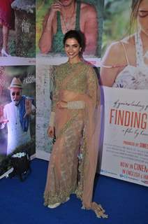 Deepika Padukone poses for the media at the Success Bash of Finding Fanny