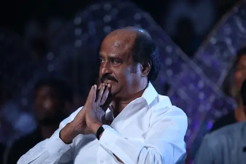 Rajinikanth snapped at the Audio Launch of the Movie &quot;I&quot;