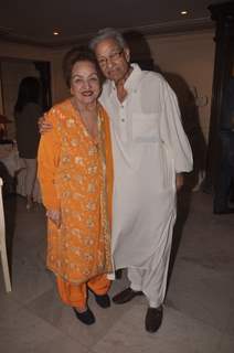 Rajkumar Kohli poses with wife Nishi at his Birthday Bash
