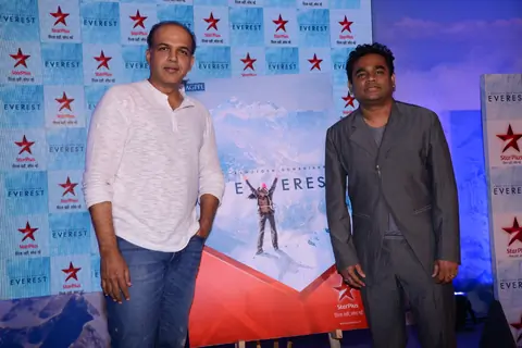 Ashutosh Gowariker and A.R. Rahman at the Poster Launch of 'EVEREST'