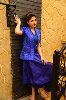 Parvathy Omanakuttan poses smartly at an Exclusive Photo Shoot for Designer Shruti Sancheti