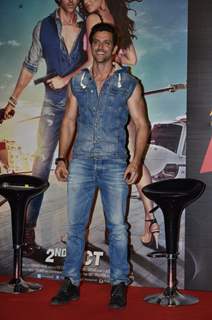 Hrithik Roshan poses for the media at the Song Launch of Bang Bang