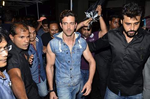 Hrithik Roshan snapped at the Song Launch of Bang Bang