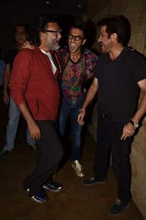 Rakesh Omprakash Mehra, Ranveer Singh and Anil Kapoor at the Special Screening of Khoobsurat