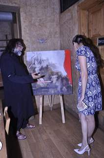 Dia Mirza at Jaya Lamba's Art Exhibition