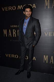 Siddharth Shukla poses for the media at the Launch of Vero Moda MARQUEE Collection