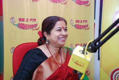 Rekha Bharadwaj snapped at Radio Mirchi Studio