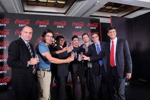 Farhan Akhtar at the Launch of Coke Zero in India