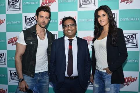 Hrithik Roshan and Katrina Kaif at the Promotion of Bang Bang