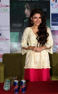 Soha Ali Khan was seen at the Promotion of Chaarfutiya Chhokare