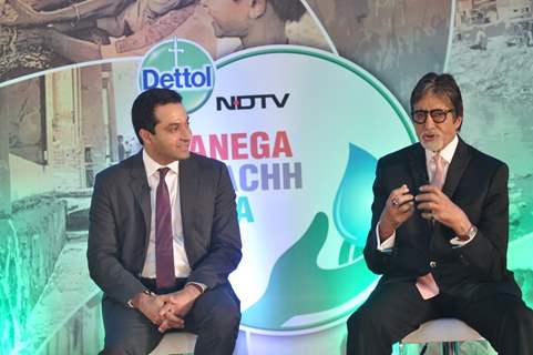 Amitabh Bachchan at Dettol Banega Swachh India Campaign Launch