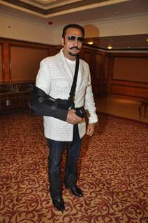 Gulshan Grover poses for the media at the bash