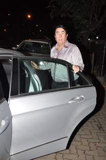 Randhir Kapoor snapped at Sanjay Kapoor's bash