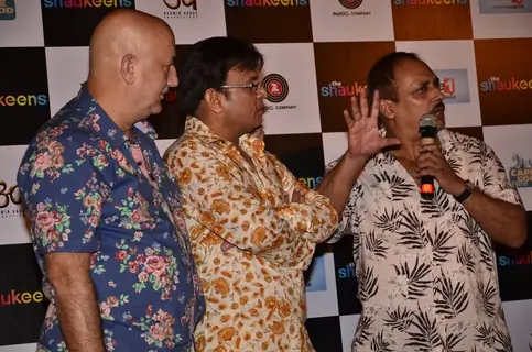 Piyush Mishra addresses the media at the Trailer Launch of The Shaukeens