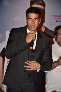 Akshay Kumar addresses the media at the Trailer Launch of The Shaukeens