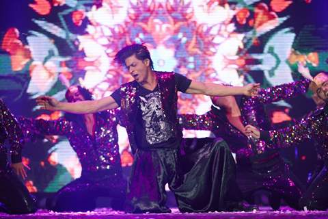 Shah Rukh Khan performs at the Slam Tour in Sears Center Arena, Chicag