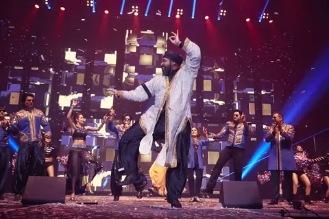 Signature Dance Group perform at the Slam Tour in Sears Center Arena, Chicago