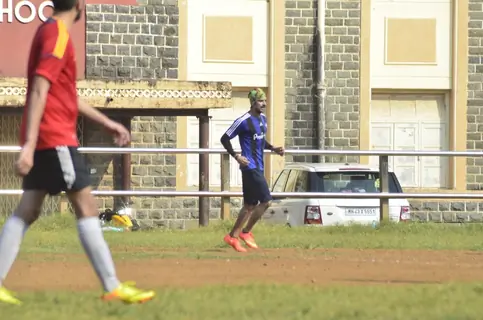 Karan Mehra was at the Celebrity Football Match