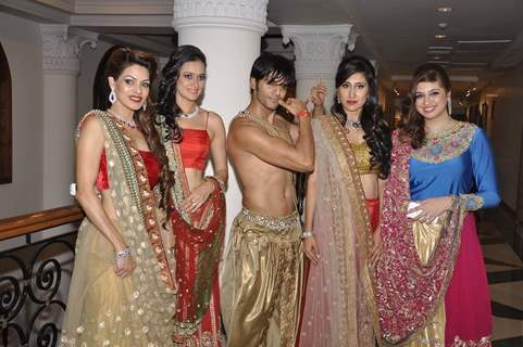 TV Celebs pose for the camera at the Wedding Show by Amy Billiomoria