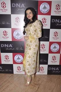 Amy Billimoria poses for the media at her Wedding Show