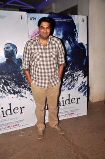 Kunal Roy Kapoor poses for the media at the Special Screening of Haider