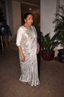 Asha Bhosle snapped at the Special Screening of Haider