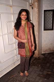 Tejaswini Kolhapure poses for the media at the Special Screening of Haider