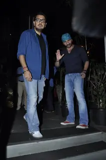 Saif Ali Khan waves to the camera at Nido