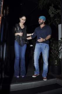 Saif Ali Khan and Kareena Kapoor snapped at Nido