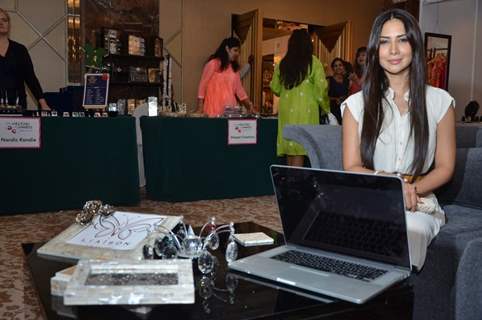 Kim Sharma snapped at the Helping Hands Exhibition