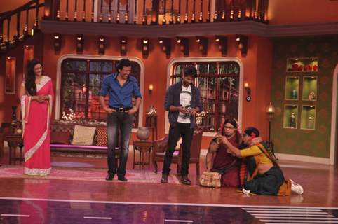 Gutthi and Palak perform an act on Comedy Nights With Kapil