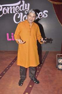 Sudesh Lahiri poses for the media at the Launch of Comedy Classes