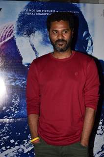 Prabhu Deva poses for the media at the Special screening of Haider