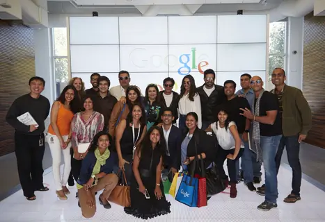 Happy New Year Cast at the Google Headquarters