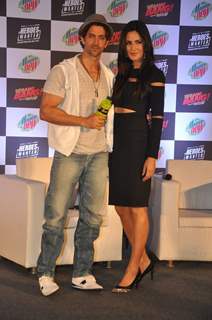 Hrithik Roshan and Katrina Kaif at Bang Bang's Promotional Event for Mountain Dew