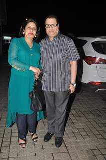 Ramesh Taurani was seen at the Bang Bang special screening hosted by Hrithik Roshan